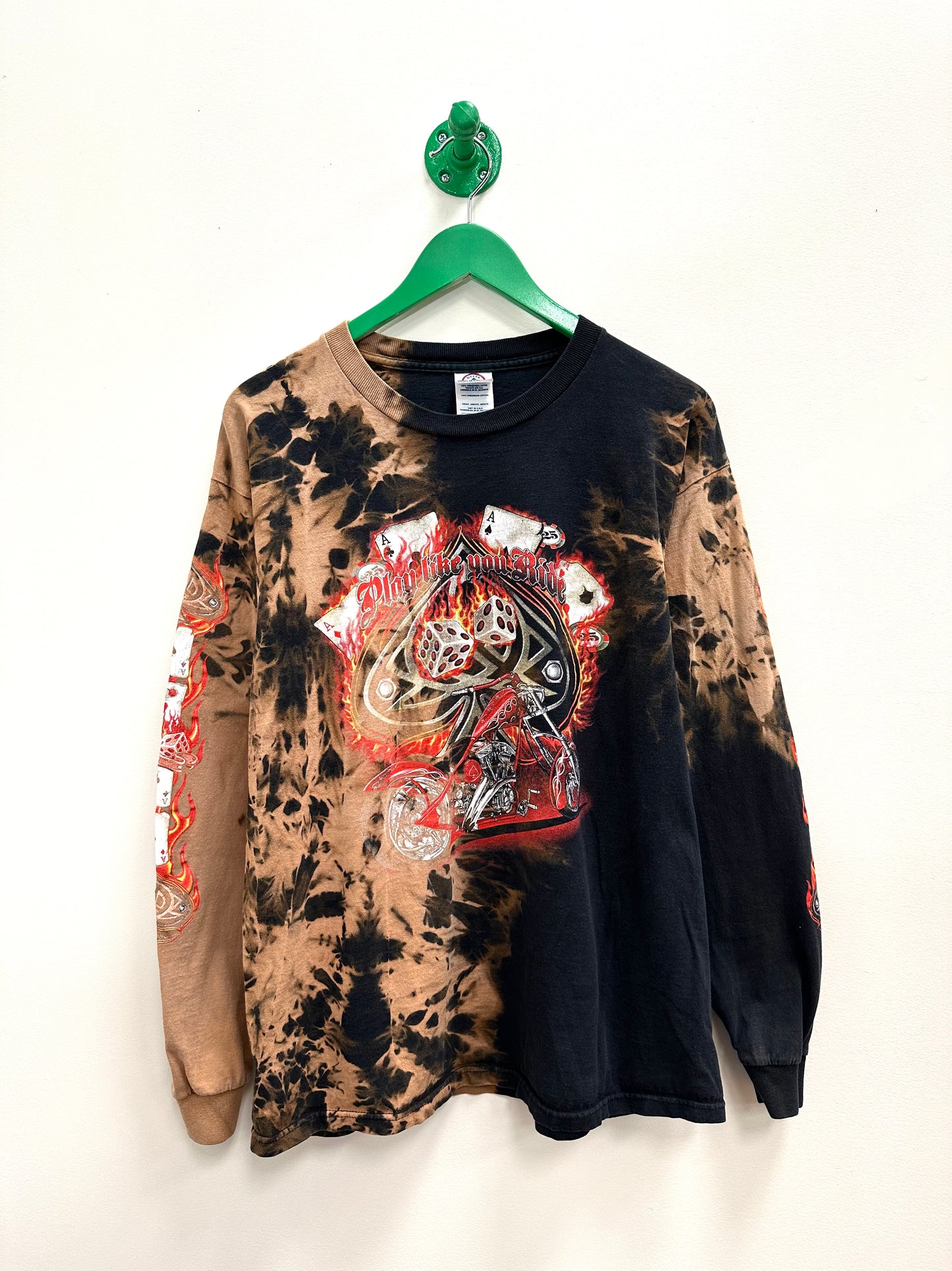 Vintage Motorcycle Long Sleeve T Shirt - L