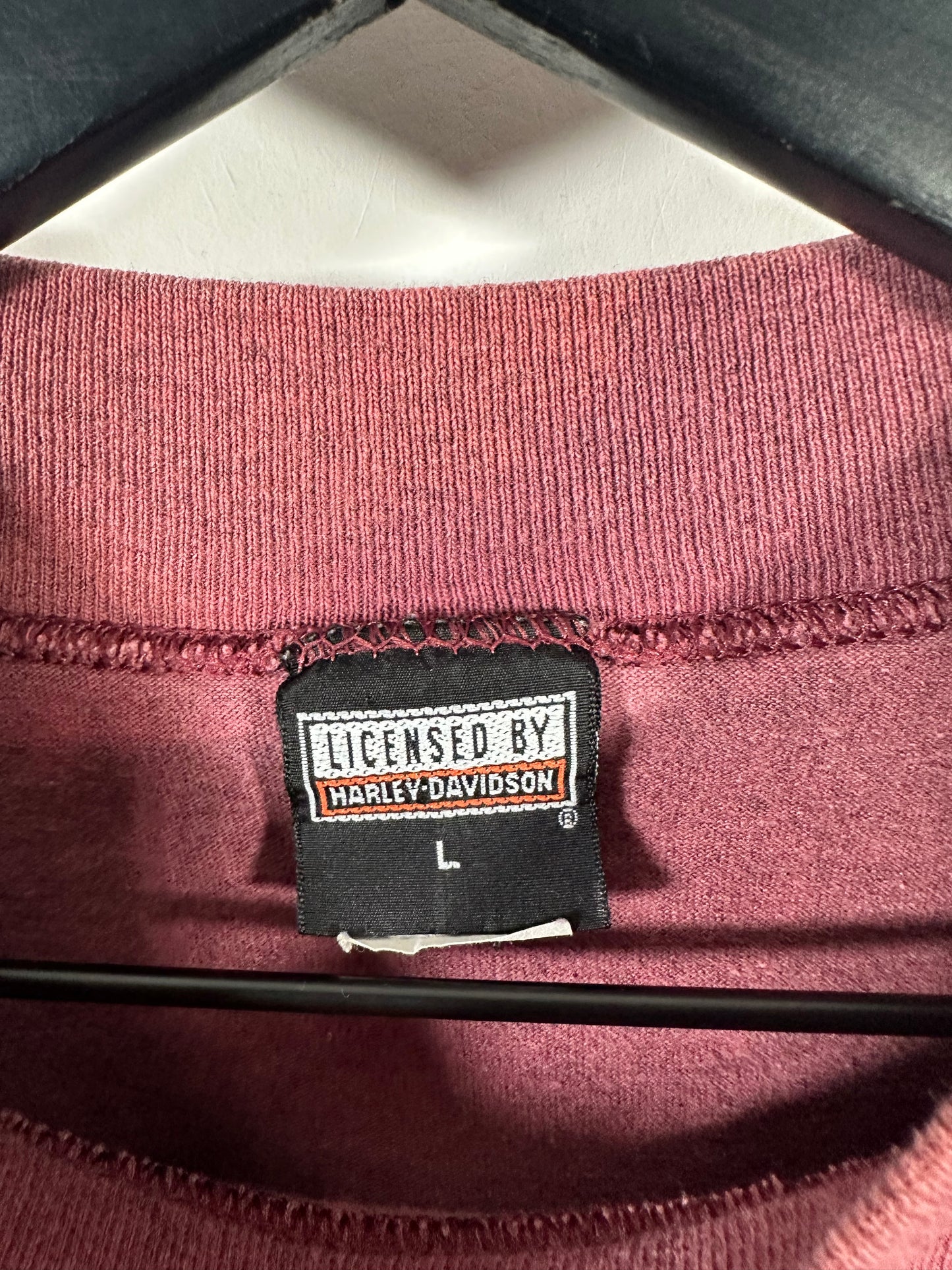 90s Harley Davidson Mock Neck - L