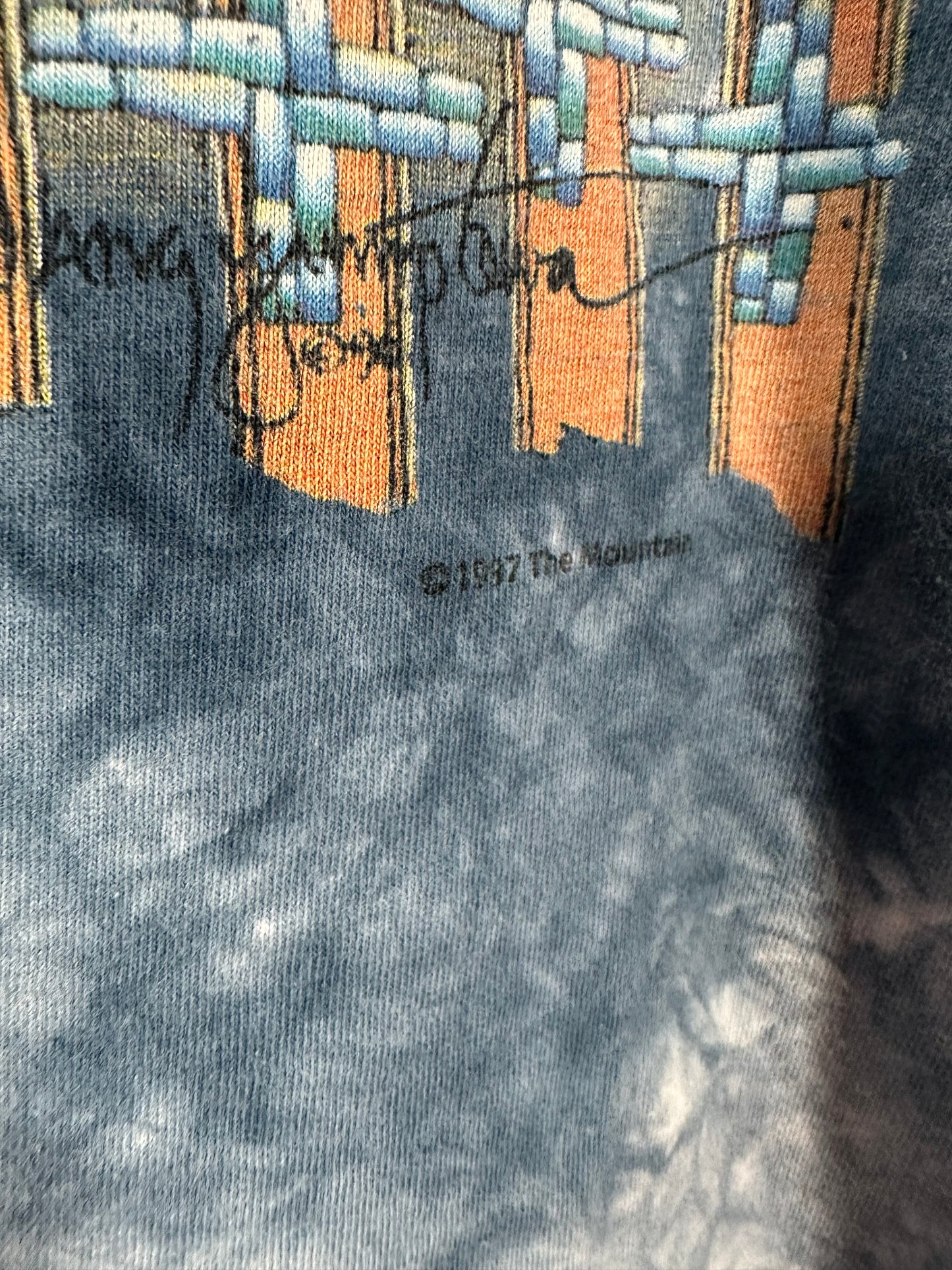 90s Tie Dye T Shirt - M