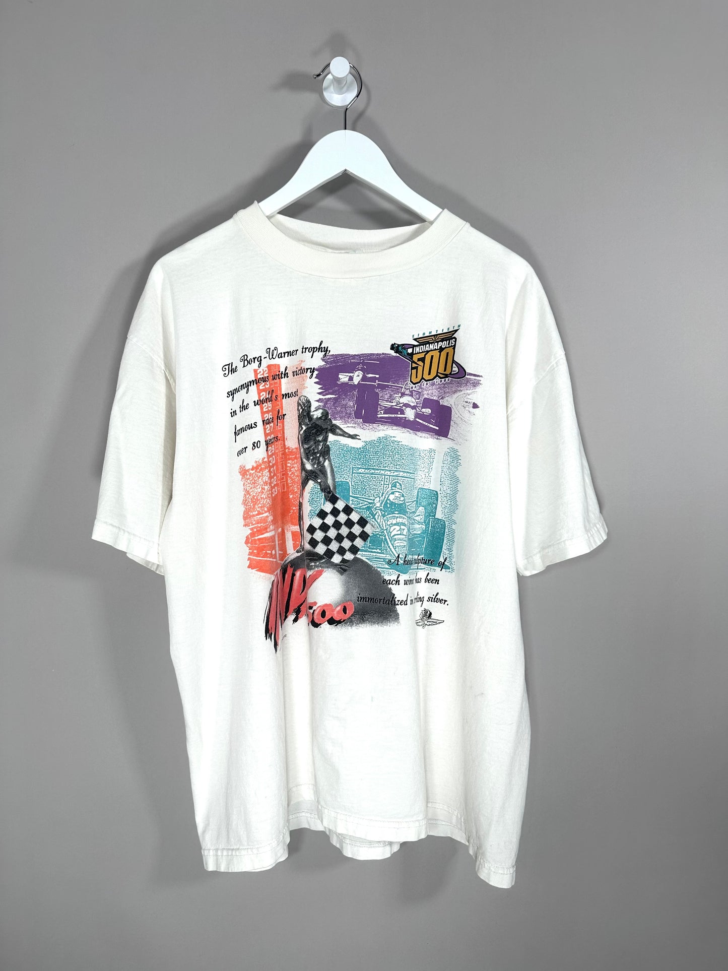 90s Indy 500 T Shirt - XL