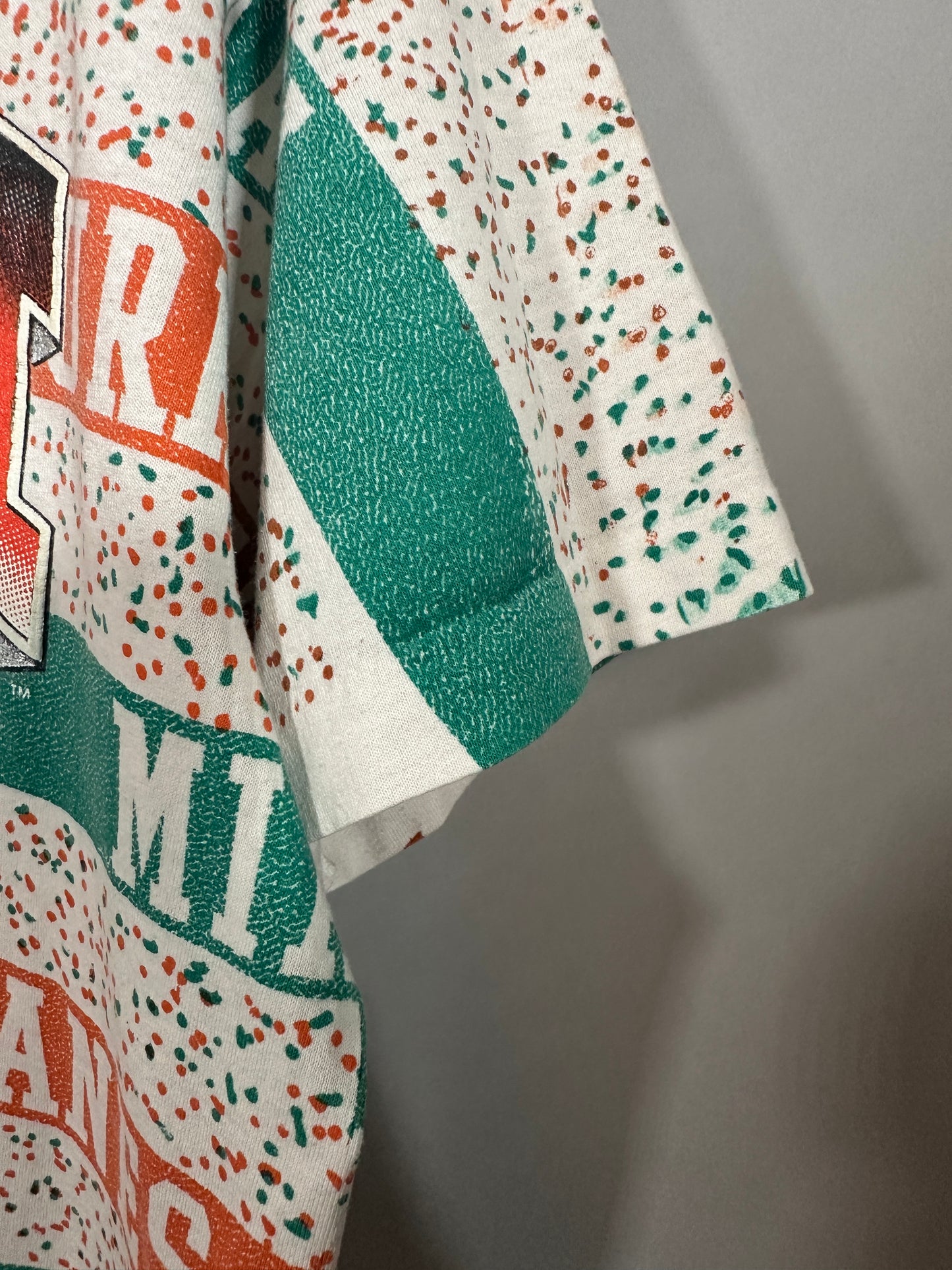 90s Miami Hurricanes T Shirt - L/XL