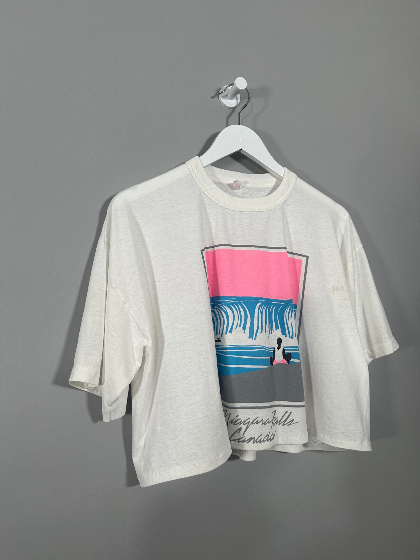 80s Beach Crop - M