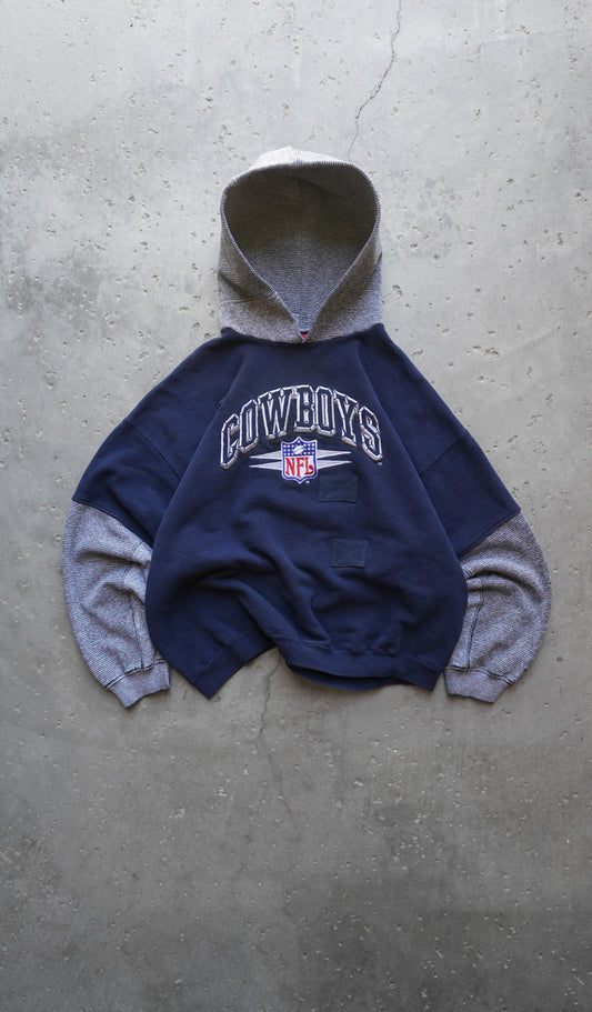 90s Cowboys Hoodie - L