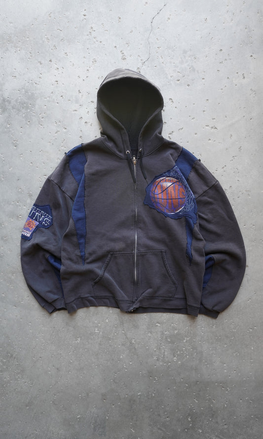 Suns Zip Up Hoodie (Distressed) - L