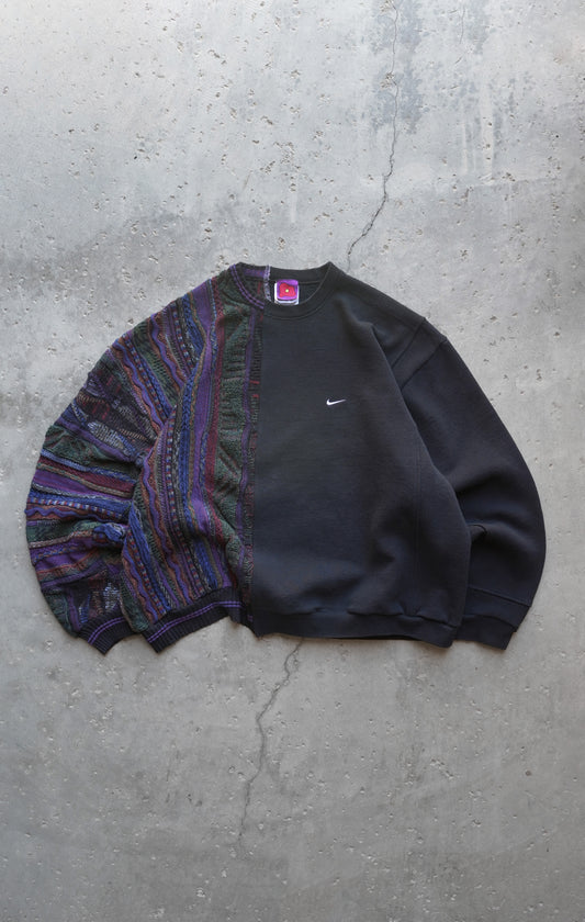 90s Split Nike Crew - XXL (Oversized Boxy)
