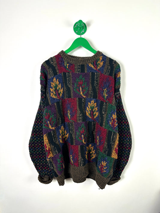 90s Heavy Knit Sweater - XL