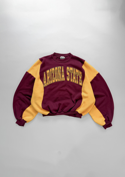 90s ASU Sweatshirt - Oversized Boxy L