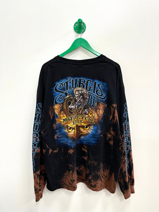 Vintage Motorcycle Long Sleeve T Shirt - L