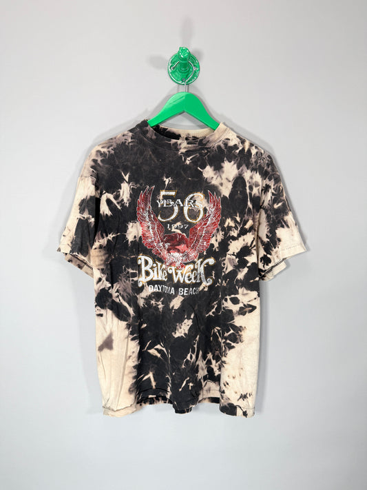 90s Biker T Shirt - L