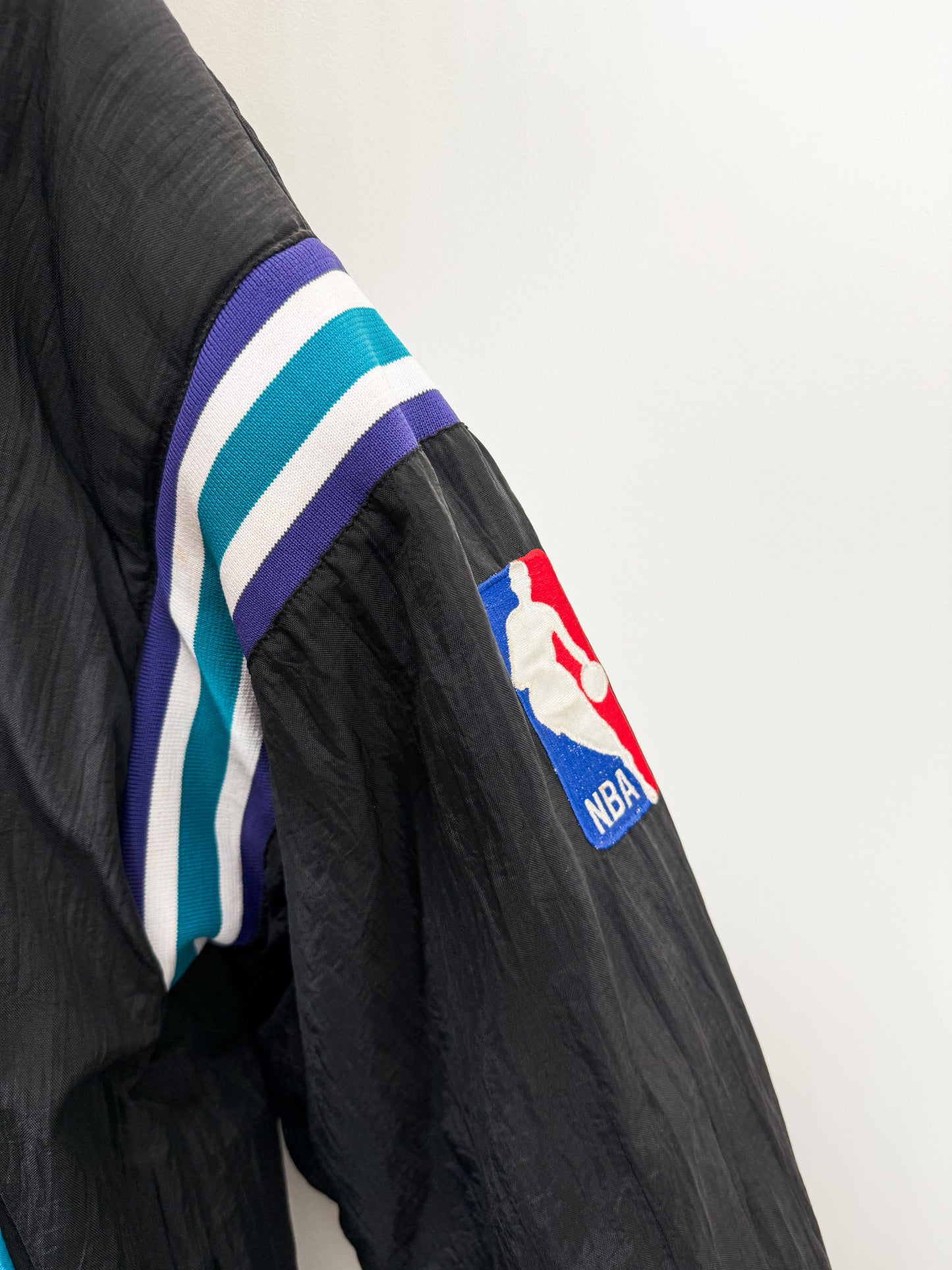 1990s Charlotte Hornets Reversible Jacket - M