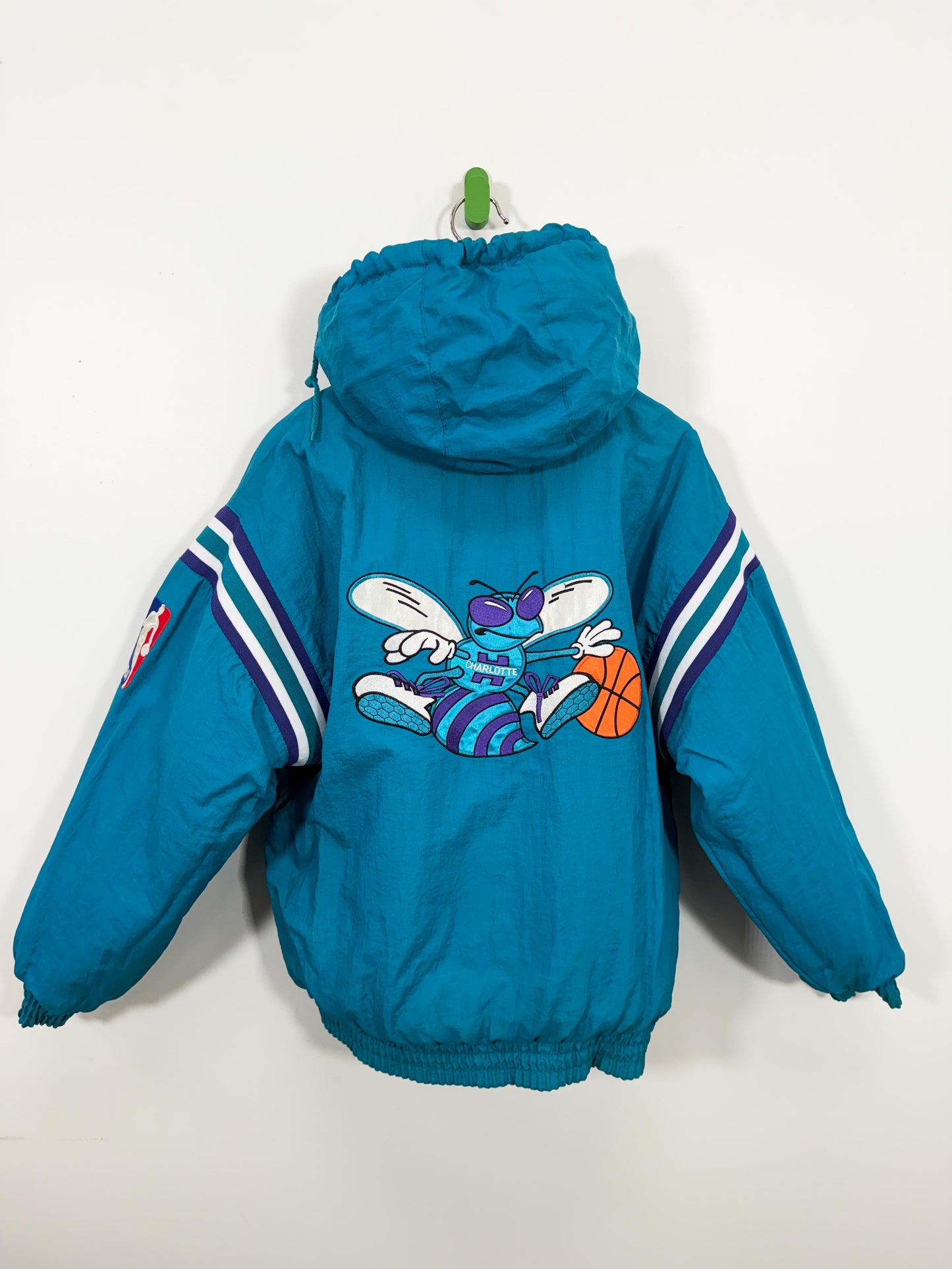 1990s Charlotte Hornets Reversible Jacket - M