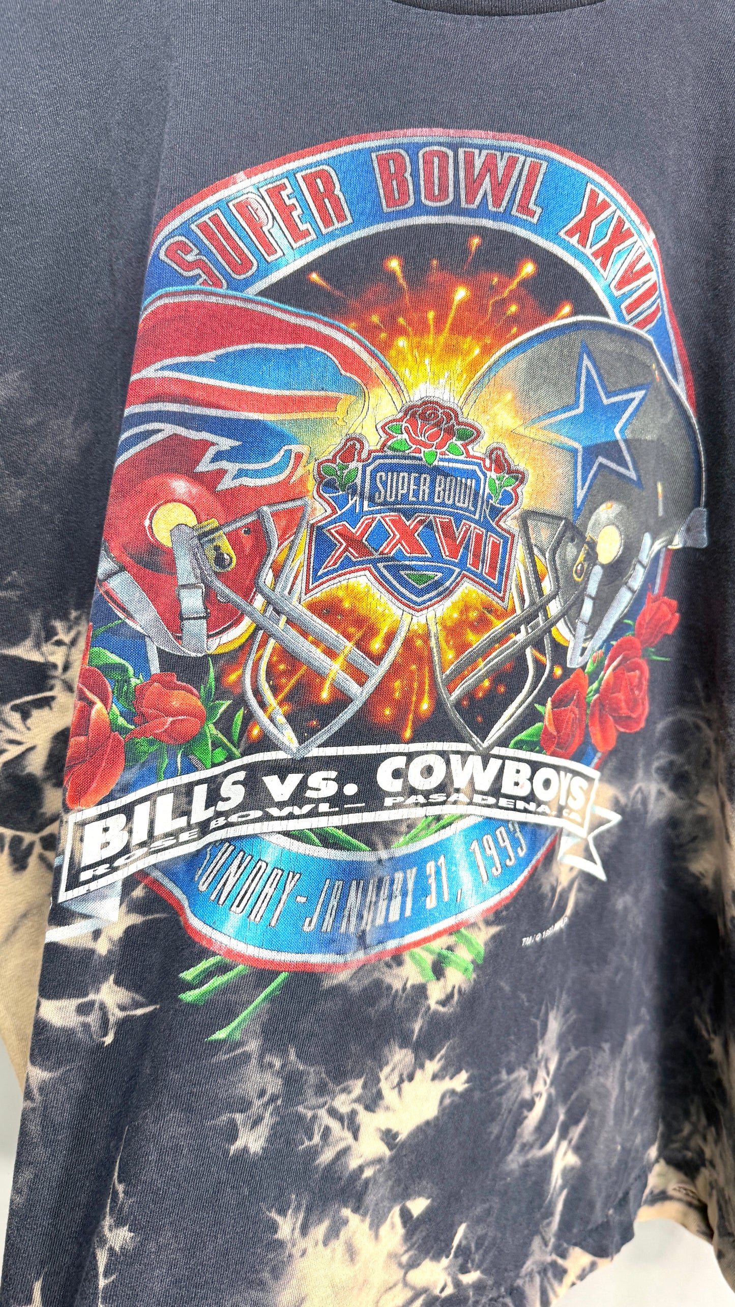 90s Bills VS Cowboys T Shirt - XL