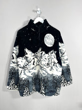 Load image into Gallery viewer, 90s Wolf Fleece Jacket - S
