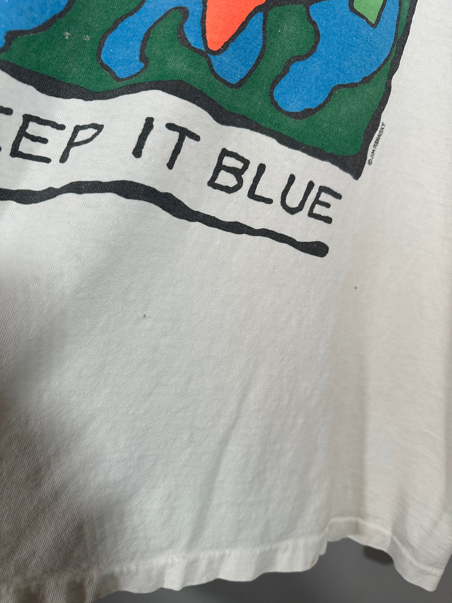 90s Keep it Blue T Shirt - M