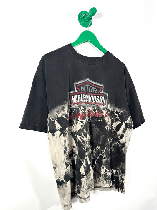 90s Harley Davidson T Shirt Cropped - XL
