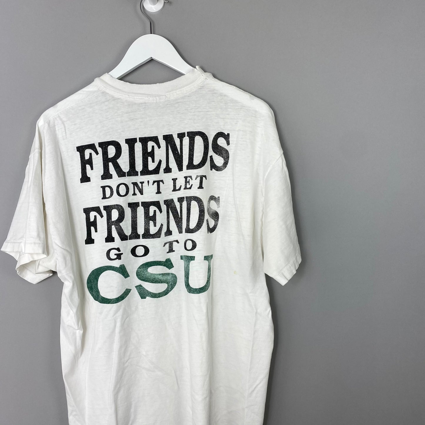 90s CSU VS CU T Shirt - XL