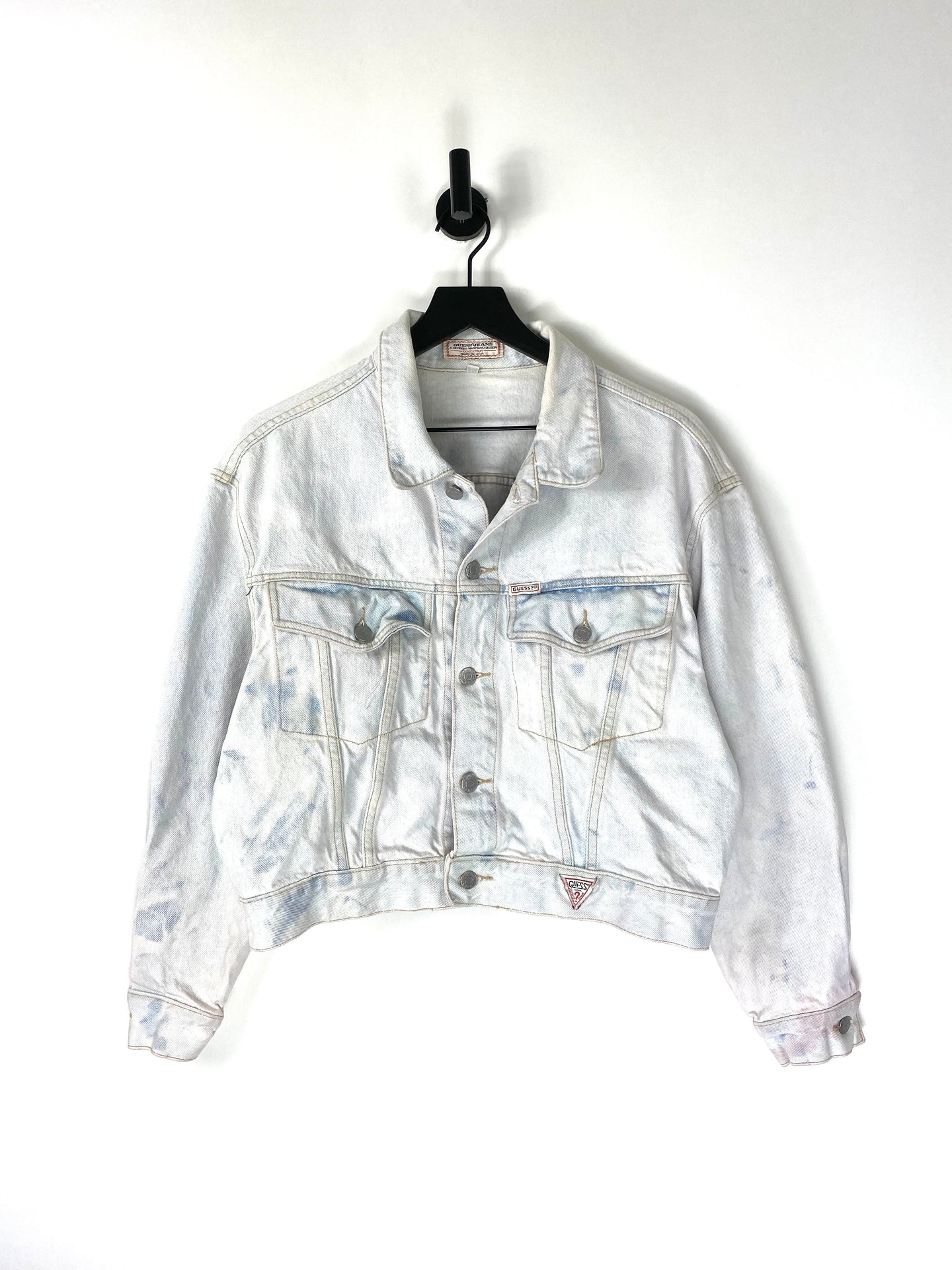 90s Guess Denim Jacket - L (Cropped)